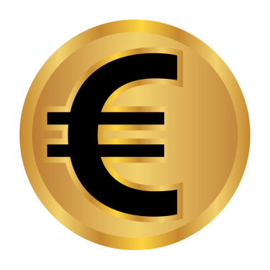 Sikke altın euro png dosyası