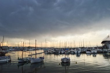 Costa Brava, İspanya 'da deniz manzarası