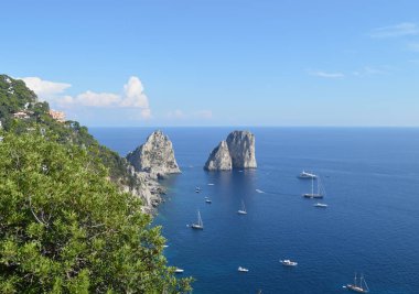  Vacation trip on the island of Capri, Italy