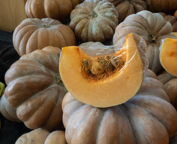 Bulk Pumpkins Sale Market — Stock fotografie