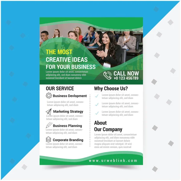 İşiniz için Şirket Modeli Tasarım Şablonu. Her Dosyayı Özelleştirmek Kolay.