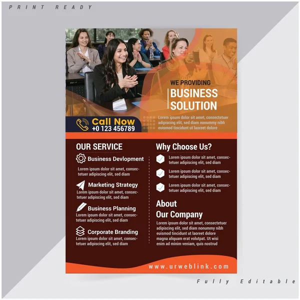 İşiniz için Şirket Modeli Tasarım Şablonu. Her Dosyayı Özelleştirmek Kolay.