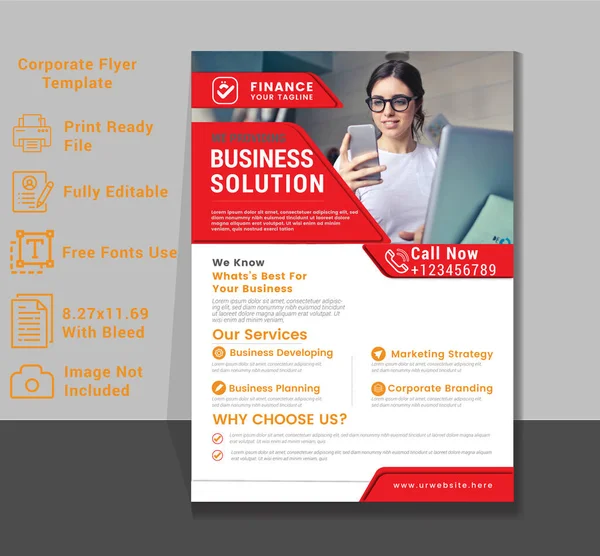 Corporate Flyer Template for your business.Flyer Design