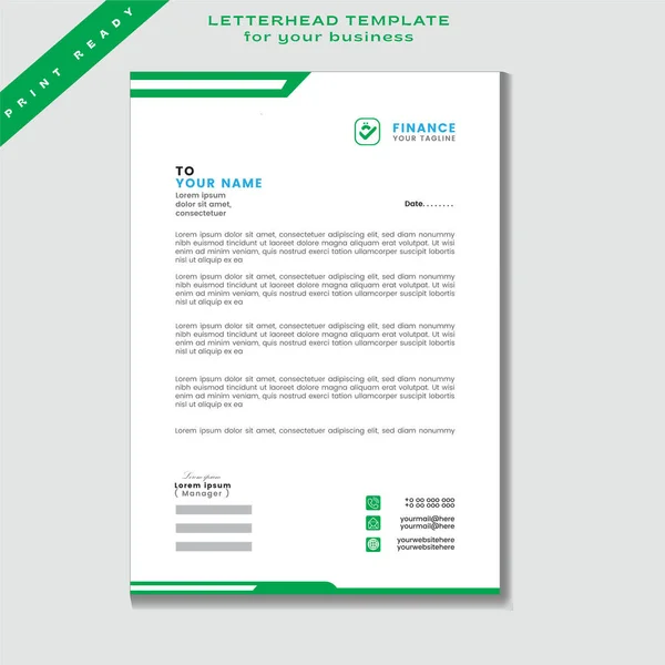 Corporate business letterhead template design | Letterhead design
