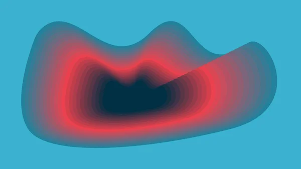 抽象的背景波浪形背景抽象的彩色技术点缀波状背景 — 图库照片