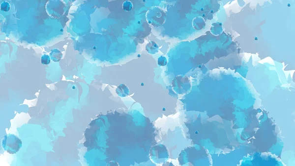 Akvarel Nebe Mraky Abstraktní Akvarel Pozadí Vektorové Ilustrace Abstraktní Modrá — Stock fotografie
