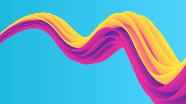 Akışkan Renk Soyut Arkaplan (Akışkan Renk Soyut Arkaplan - 124; Soyut Arkaplan Tasarımı - 124; Dalgalı Arkaplan