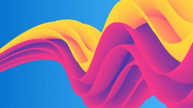 Akışkan Renk Soyut Arkaplan (Akışkan Renk Soyut Arkaplan - 124; Soyut Arkaplan Tasarımı - 124; Dalgalı Arkaplan