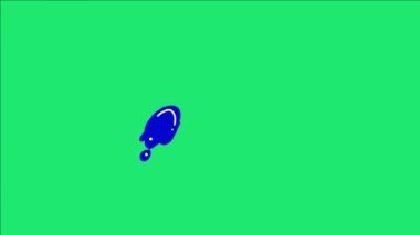 Moving water animation video is suitable for presentation systems or elements and film content