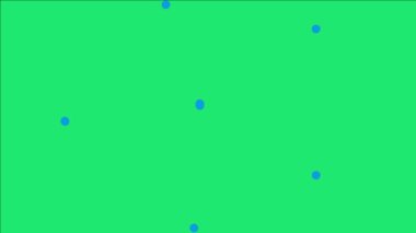 Liquid blue water animation video, greenscreen. Suitable for content videos, cartoons and others