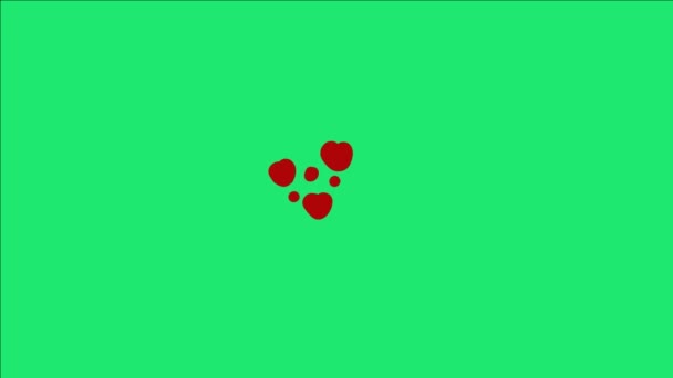 Lots Love Animations — Vídeo de stock