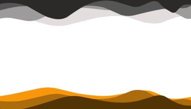 Abstract dimensional paper cut background in brown, light brown, black, gray, wavy textured layer gradient. Perfect for website wallpapers, posters, banners, book covers