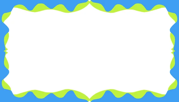 파란색 액체의 프레임의 사이트 포스터 플래카드 프레임 초대장표지에 — 스톡 사진