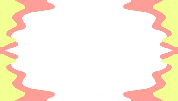 Abstract Achtergrond Illustratie Van Gele Roze Golven Perfect Voor Website — Stockfoto