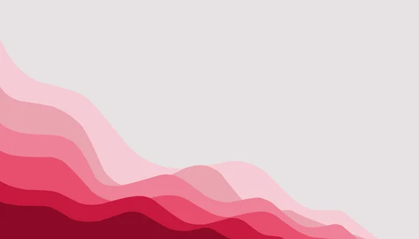 赤い波の抽象的な背景イラスト ウェブサイトの壁紙 ポスター バナー 写真フレーム ブックカバー 招待カバーに最適です — ストック写真