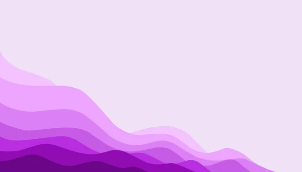 Abstract background illustration of purple waves. Perfect for website wallpapers, posters, banners, photo frames, book covers, invitation covers