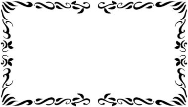 Kabile tasarımlı bir fotoğraf çerçevesi tasviri. Fotoğraf çerçeveleri, davetiyeler, tebrik kartları, kitap kapakları, duvar kağıtları için mükemmel.