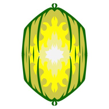 Ramazan, Kurban Bayramı ve Kurban Bayramı temalı sarı alevli yeşil bir fenerin tasviri. Elementler, simgeler, çıkartmalar, dövmeler, duvar kağıtları veya arka plan temalı Ramazan, Kurban Bayramı, Kurban Bayramı ve İslam bayramları için mükemmel