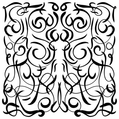 Siyah karalamalı soyut çizim arkaplanı. Davetiyeler, tebrik kartları, duvar kağıtları, posterler, afişler, reklamlar için mükemmel.