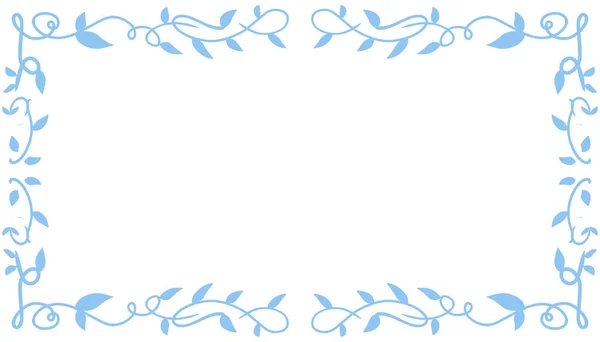 Ilustración Fondo Marco Abstracto Azul Perfecto Para Diseñar Tarjetas Invitación — Vector de stock