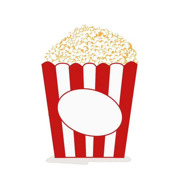 Illustratie Van Heerlijke Popcorn Perfect Voor Voedsel Thema Pictogrammen Logo — Stockfoto