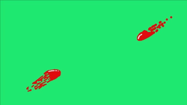 Fließende Animation Die Ein Liebesherz Bildet Perfekt Für Videos Mit — Stockvideo