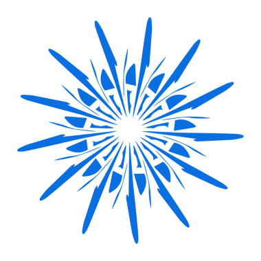 Mavi renkli etnik mandala baba tasarımı çizimi. Logolar, simgeler, çıkartmalar, dövmeler, web siteleri, reklamlar ve daha fazlası için tasarım unsurları için mükemmel.