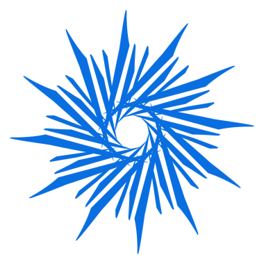 Mavi renkli etnik mandala baba tasarımı çizimi. Logolar, simgeler, çıkartmalar, dövmeler, web siteleri, reklamlar ve daha fazlası için tasarım unsurları için mükemmel.