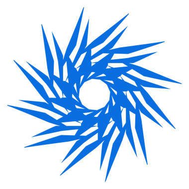 Mavi renkli etnik mandala baba tasarımı çizimi. Logolar, simgeler, çıkartmalar, dövmeler, web siteleri, reklamlar ve daha fazlası için tasarım unsurları için mükemmel.