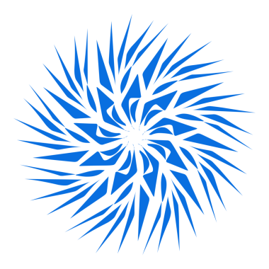 Mavi renkli etnik mandala baba tasarımı çizimi. Logolar, simgeler, çıkartmalar, dövmeler, web siteleri, reklamlar ve daha fazlası için tasarım unsurları için mükemmel.