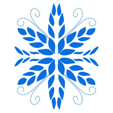 Mavi renkli etnik mandala baba tasarımı çizimi. Logolar, simgeler, çıkartmalar, dövmeler, web siteleri, reklamlar ve daha fazlası için tasarım unsurları için mükemmel
