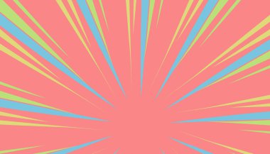 Retro karikatür arkaplan çizimi. Çizgi roman tasarımı, arkaplan, web sitesi, duvar kağıdı, tebrik kartı, davetiye kartı, pankart için mükemmel