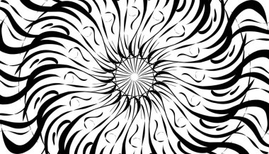 Siyah tonlu soyut arkaplan çizimi. Dergi geçmişleri, posterler, web siteleri, kitap kapakları için mükemmel.