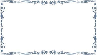 Temel mavi kenarı veya çerçevesi olan soyut bir arkaplan. Kart geçmişi, kitap kapakları, posterler, afişler için mükemmel.