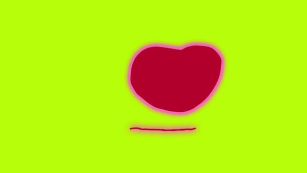 Efekt Animacji Tworzy Miłość Lub Kształt Serca Idealny Miłość Uczucie — Wideo stockowe