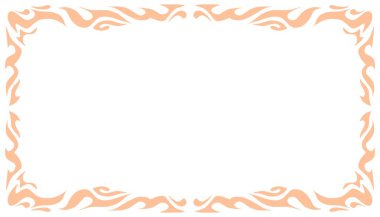 Abstract background illustration with peach fuzz pantone colour frame. Perfect for wallpaper, background, poster, banner, book cover  clipart