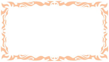 Şeftali tüylü pantolon rengi çerçeveli soyut arkaplan çizimi. Duvar kağıdı, arkaplan, poster, afiş, kitap kapağı için mükemmel. 