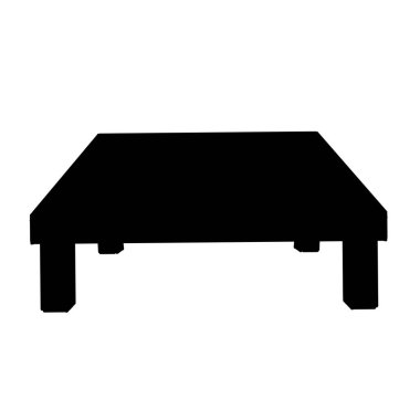 Tablo şekli silüeti çizimi. Çıkartmalar, kart elemanları, sosyal medya, afişler, posterler için mükemmel