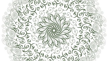 Su teresi renkleriyle soyut arkaplan