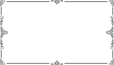 Vintage black frame design. Perfect for invitation cards, book covers, wallpapers, banners, web