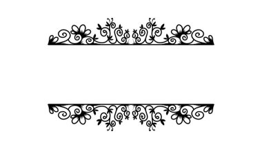 Vintage black frame design. Perfect for invitation cards, book covers, wallpapers, banners, web