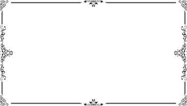 Vintage black frame design. Perfect for invitation cards, book covers, wallpapers, banners, web