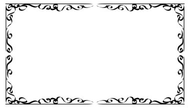 Vintage black frame design. Perfect for invitation cards, book covers, wallpapers, banners, web