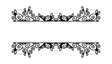 Vintage black frame design. Perfect for invitation cards, book covers, wallpapers, banners, web