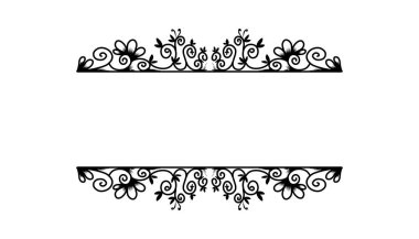Vintage black frame design. Perfect for invitation cards, book covers, wallpapers, banners, web