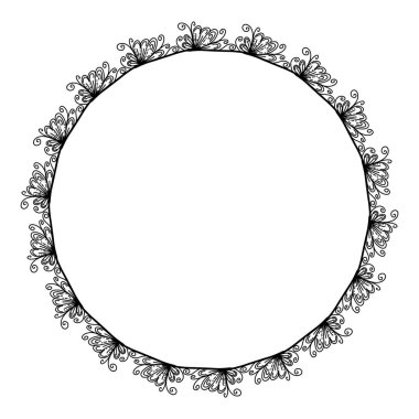 Siyah daire çerçeveli klasik vintage tasarım. Fotoğraflar, simgeler, logolar, afişler, tebrik kartları, web siteleri, reklamlar için mükemmel