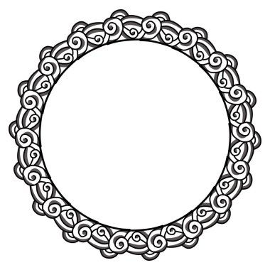 Siyah daire çerçeveli klasik vintage tasarım. Fotoğraflar, simgeler, logolar, afişler, tebrik kartları, web siteleri, reklamlar için mükemmel