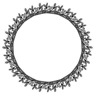 Siyah daire çerçeveli klasik vintage tasarım. Fotoğraflar, simgeler, logolar, afişler, tebrik kartları, web siteleri, reklamlar için mükemmel