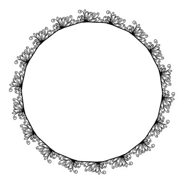 Siyah daire çerçeveli klasik vintage tasarım. Fotoğraflar, simgeler, logolar, afişler, tebrik kartları, web siteleri, reklamlar için mükemmel