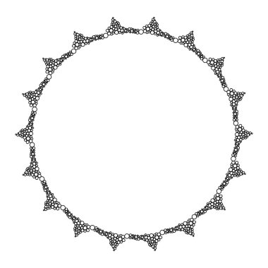 Siyah daire çerçeveli klasik vintage tasarım. Fotoğraflar, simgeler, logolar, afişler, tebrik kartları, web siteleri, reklamlar için mükemmel